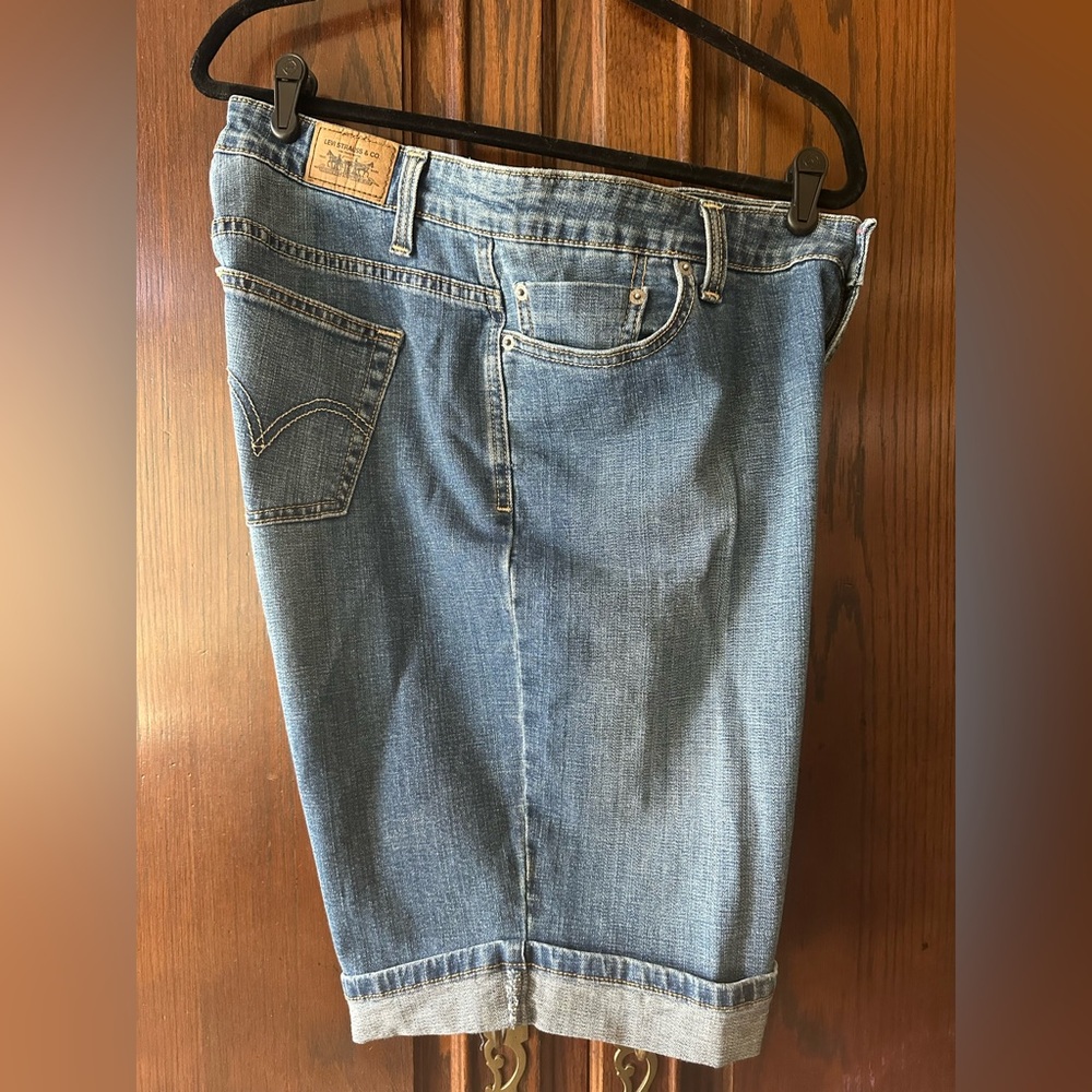 Levi's Blue Jean Shorts Relaxed Fit Denim